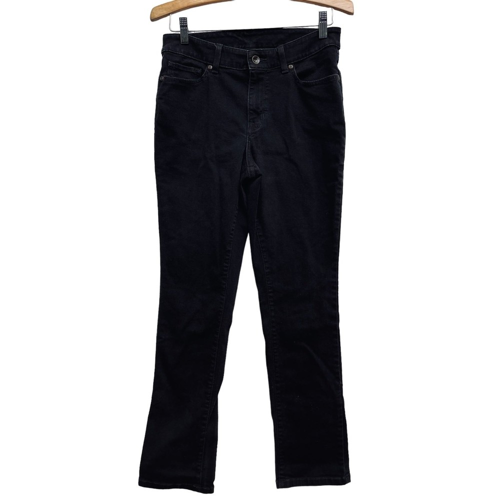 LL Bean black Favorite Fit jeans size 8